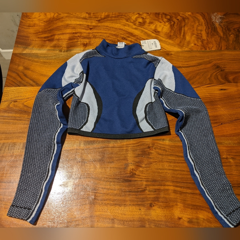 [NWT!] Zara x Everlast - Limitless Contour Seamless Blue Top | Medium / Large - Picture 10 of 12
